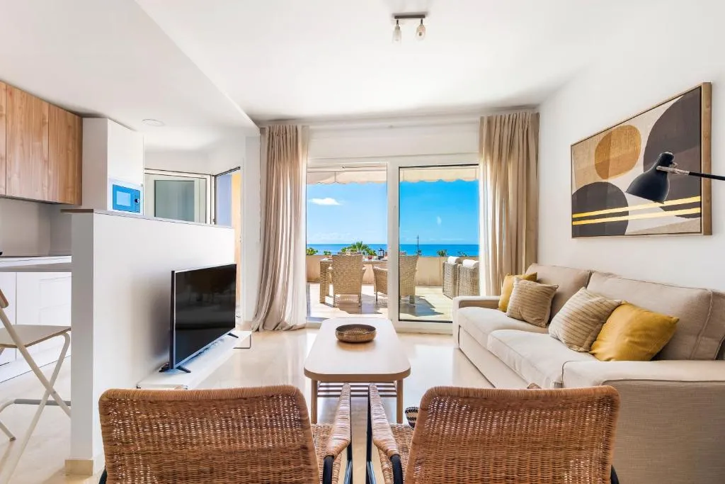 Image of Beach apartment with terrace and private parking